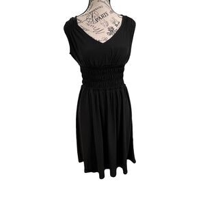 NEW Adrienne Vittadini Sleeveless Little‎ Black Cocktail Dress Women's S - 552